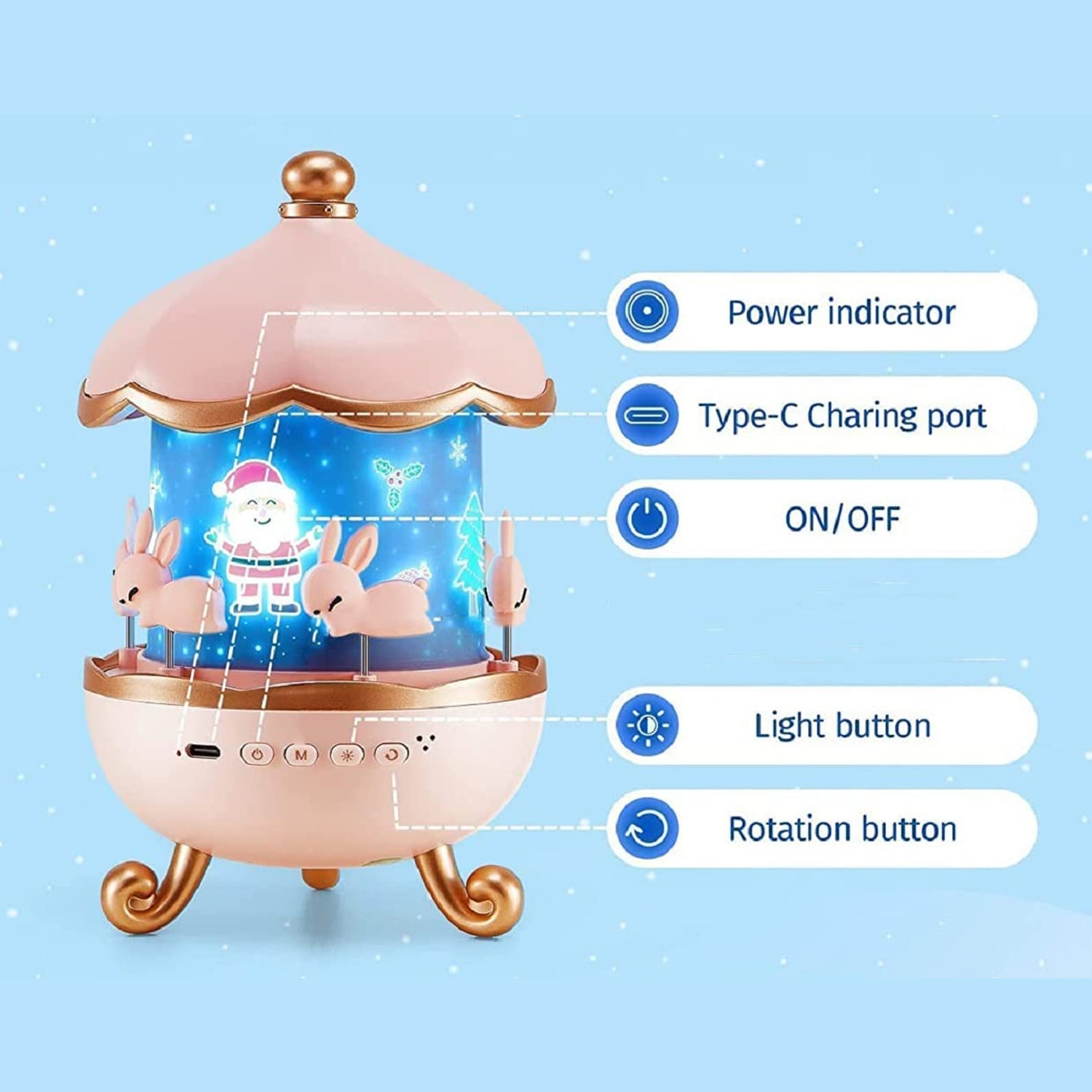 GlowHop™ Bunny Night Light