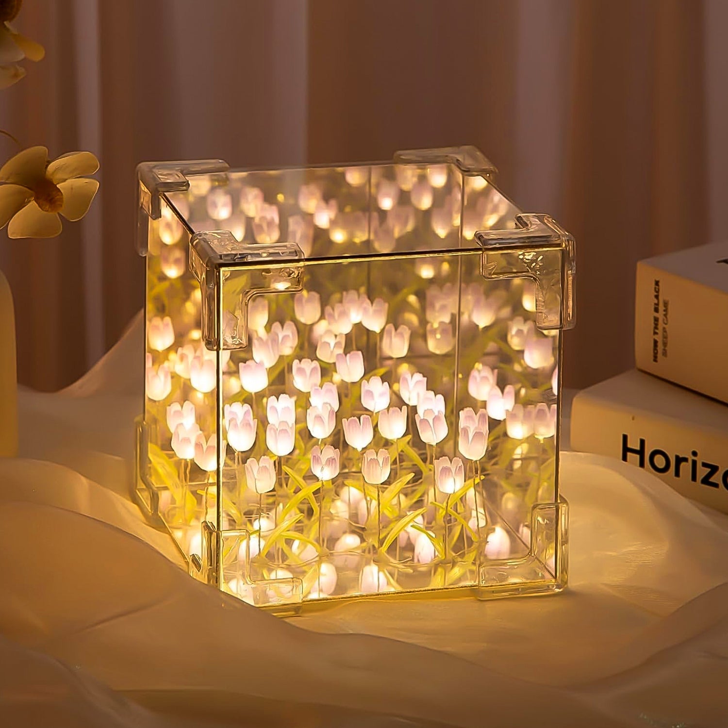 Cube Tulip Decorative Nights Lamp