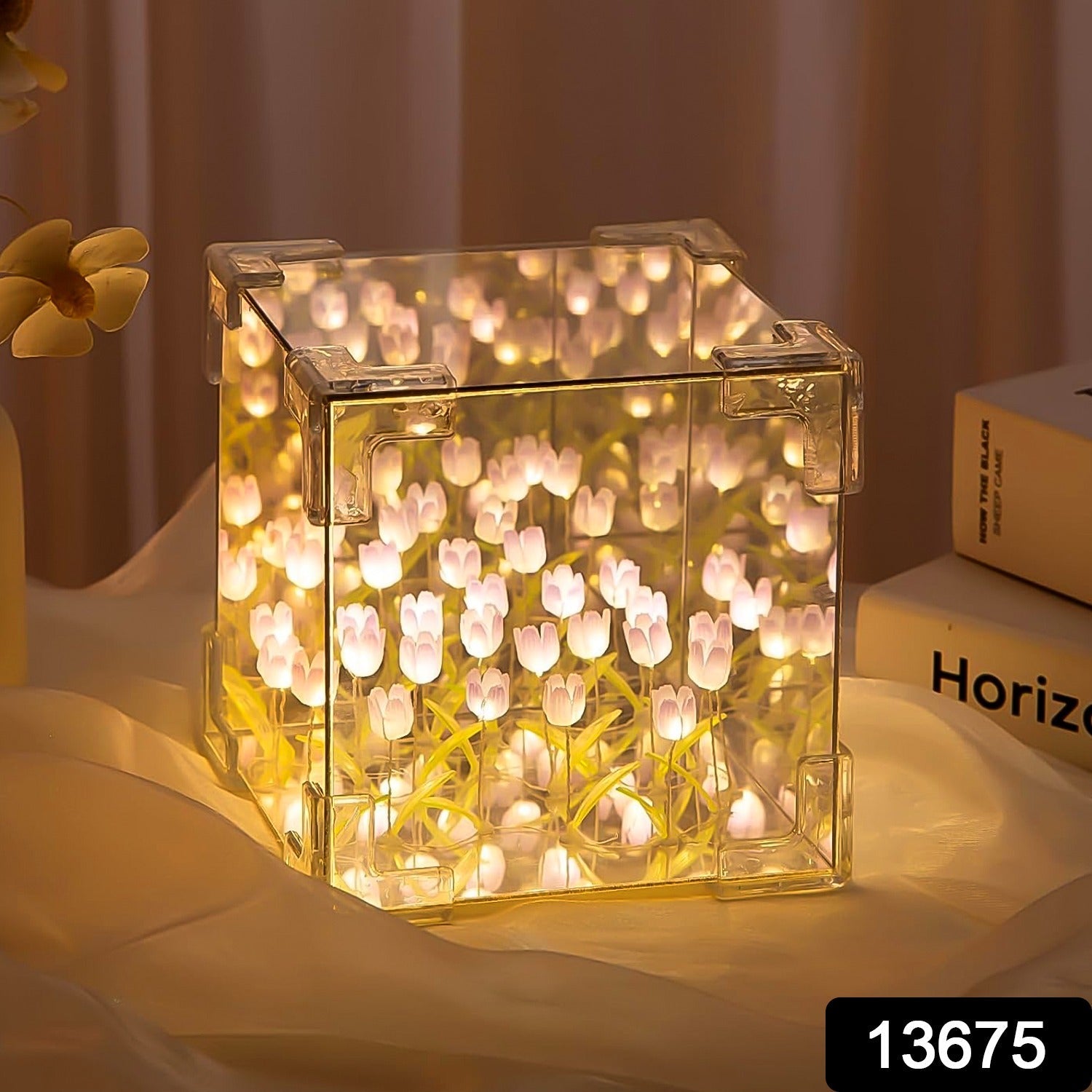 Cube Tulip Decorative Nights Lamp